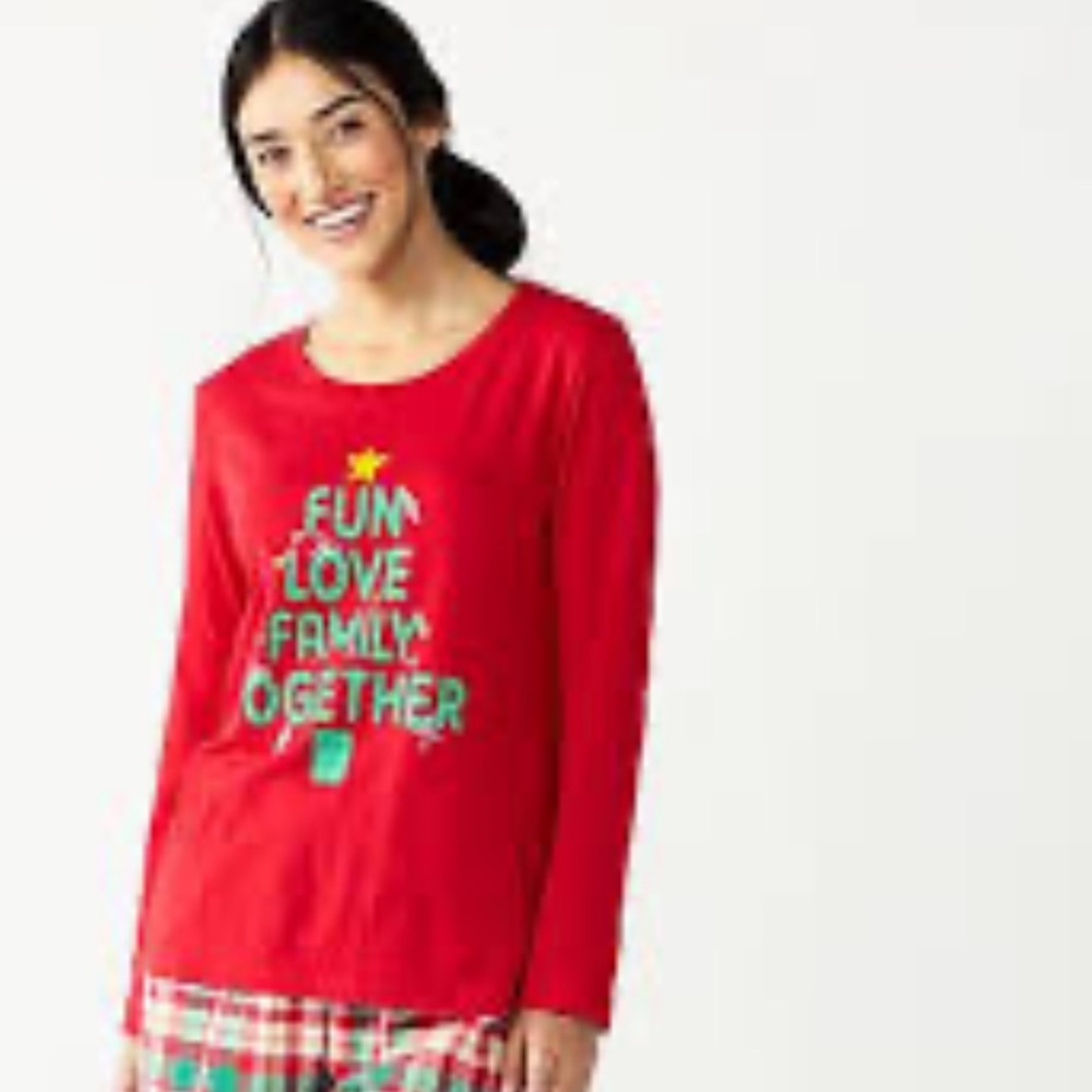 Holiday PJ top